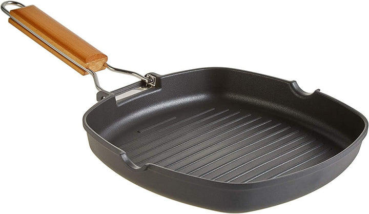 WECOOK! Ecostone - Aluminium Non Stick Grill Pan - Ribbed 20 x 20 cm, 20 x 20 cm