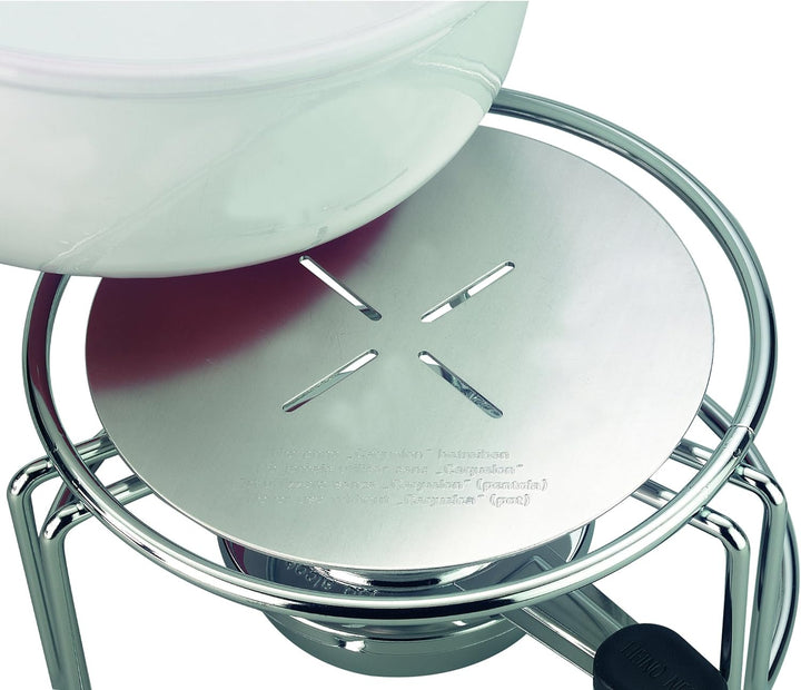 kela 66595 Flammenverteiler für Käse-Fondue, Aluminium, 15,5 cm Durchmesser, Balerno,