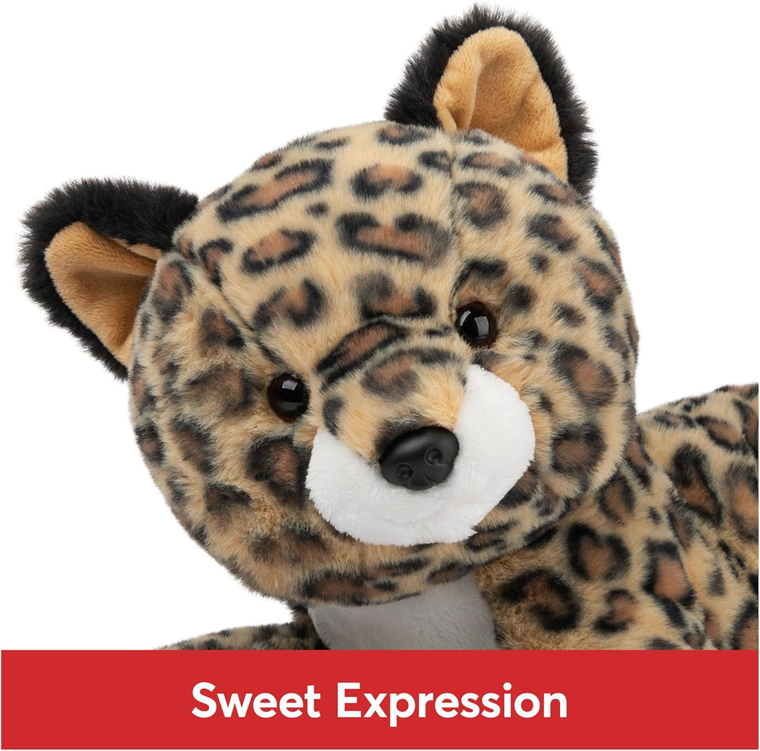 GUND Banks Leopard Plüsch, Premium Stofftier ab 1 Jahren, braun/weiss, 30,5 cm Leopard 30,5 Cm, Leop
