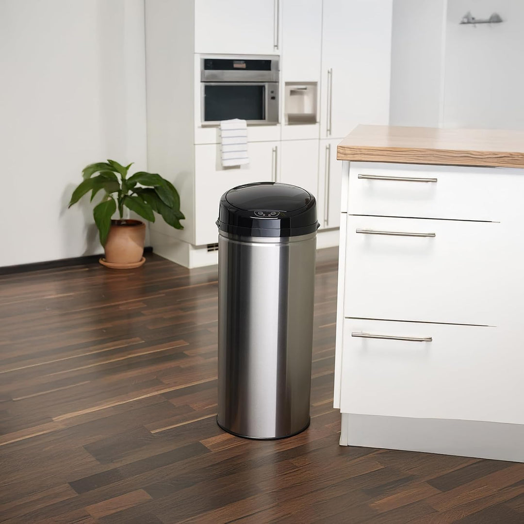 Echtwerk Abfalleimer, Mülleimer mit Sensor, Touchless Abfalleimer, elektrischer Müllbehälter, Infrar