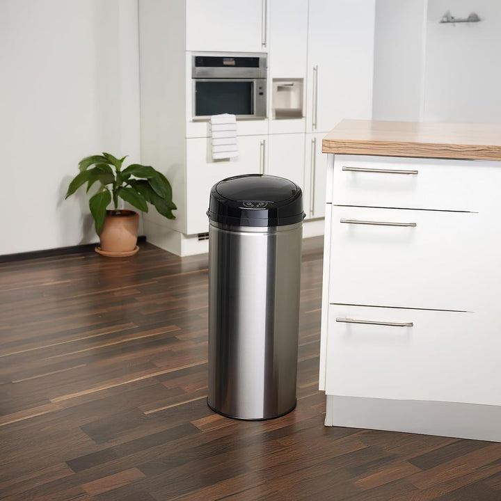 Echtwerk Abfalleimer, Mülleimer mit Sensor, Touchless Abfalleimer, elektrischer Müllbehälter, Infrar