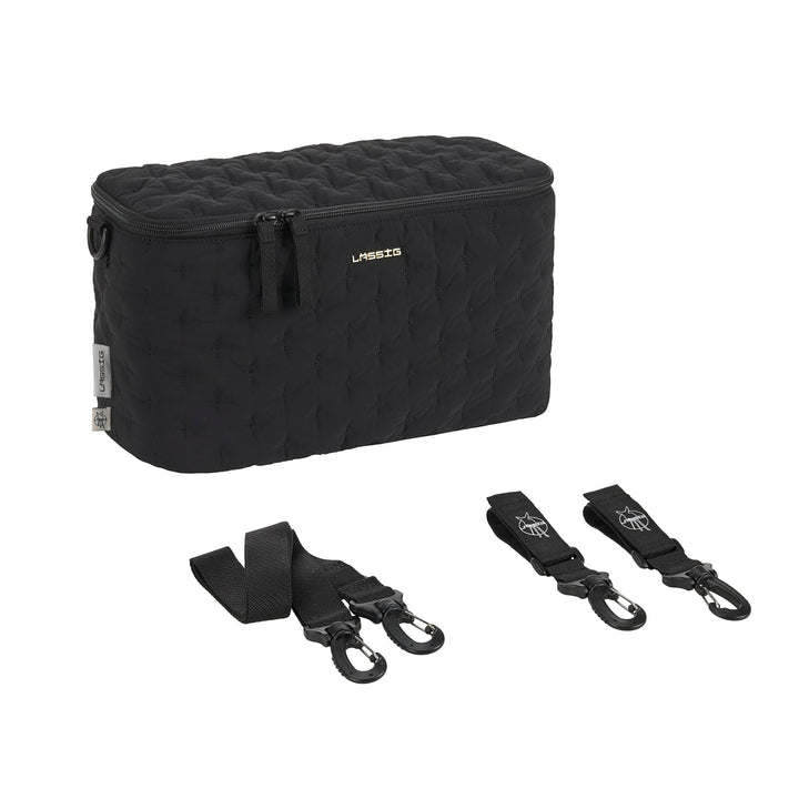 LÄSSIG Umhängetasche Enoa Buggy Organizer Quilted Black schwarz