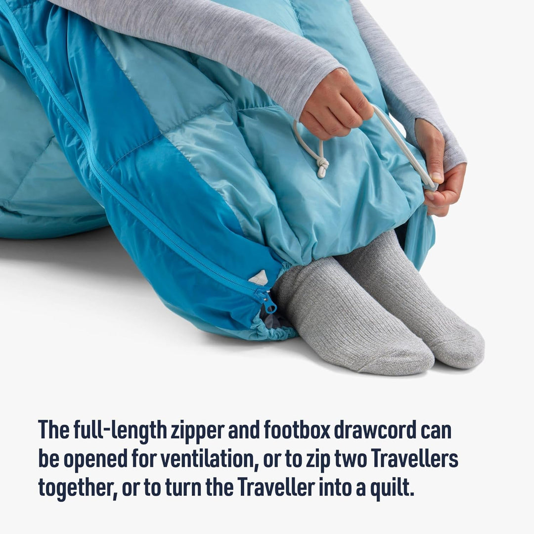 Sea to Summit Traveller Daunenschlafsack Decke Regular 45 Grad, Regular 45 Grad