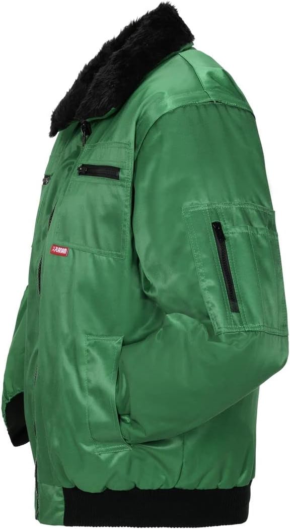 Planam Outdoor Winter Herren Gletscher Comfortjacke grün Modell 0361 Grösse XXL Grün XXL, Grün XXL