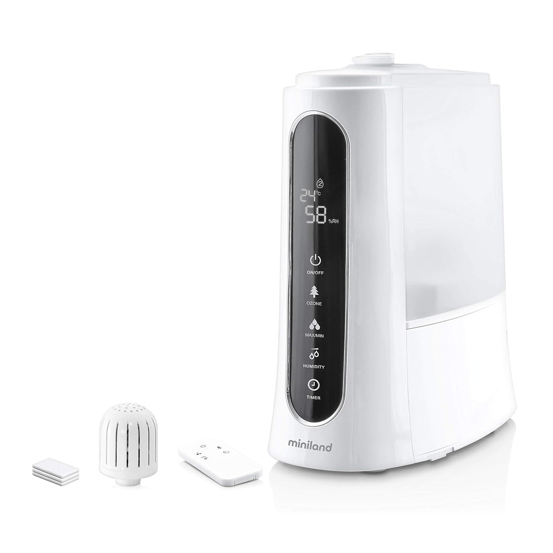 Miniland Baby 89208 Humitouch Pure, weiss 1 Unidad (Paquete de 1), 1 Unidad (Paquete de 1)