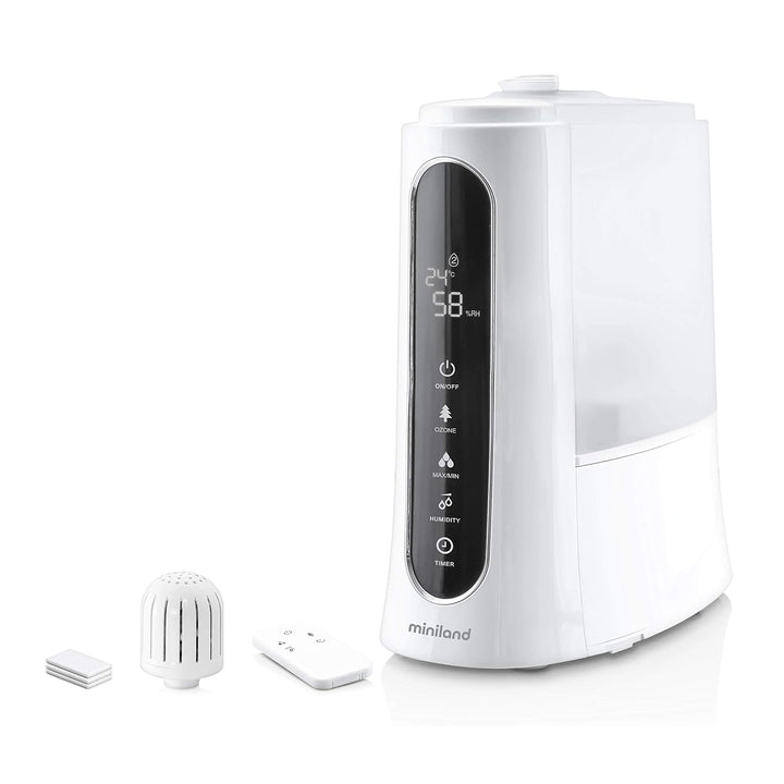 Miniland Baby 89208 Humitouch Pure, weiss 1 Unidad (Paquete de 1), 1 Unidad (Paquete de 1)