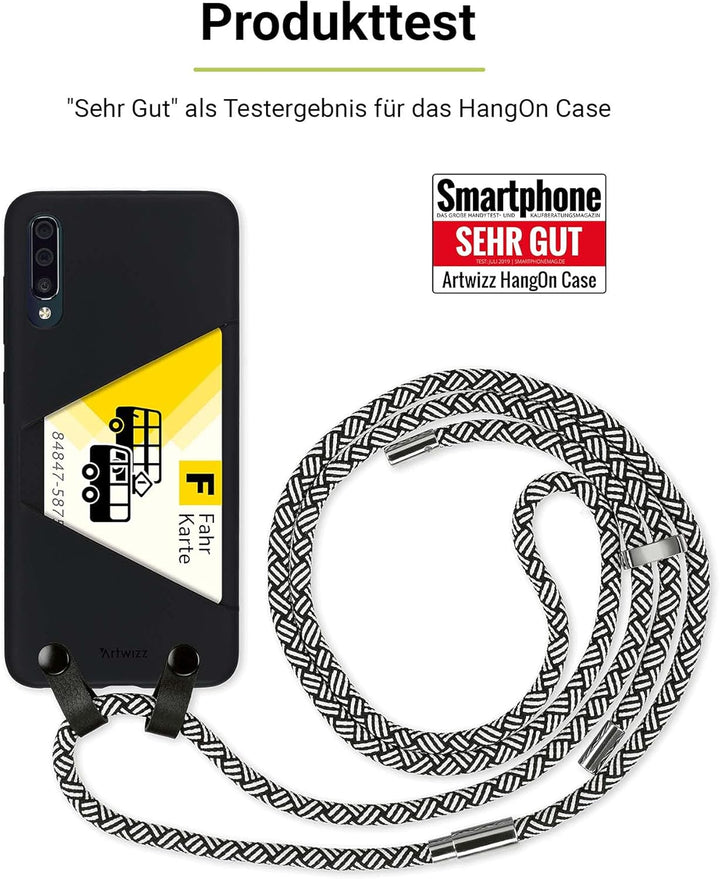 Artwizz HangOn Case Designed für [Galaxy S20] - Schutzhülle als Handykette zum Umhängen mit Band und