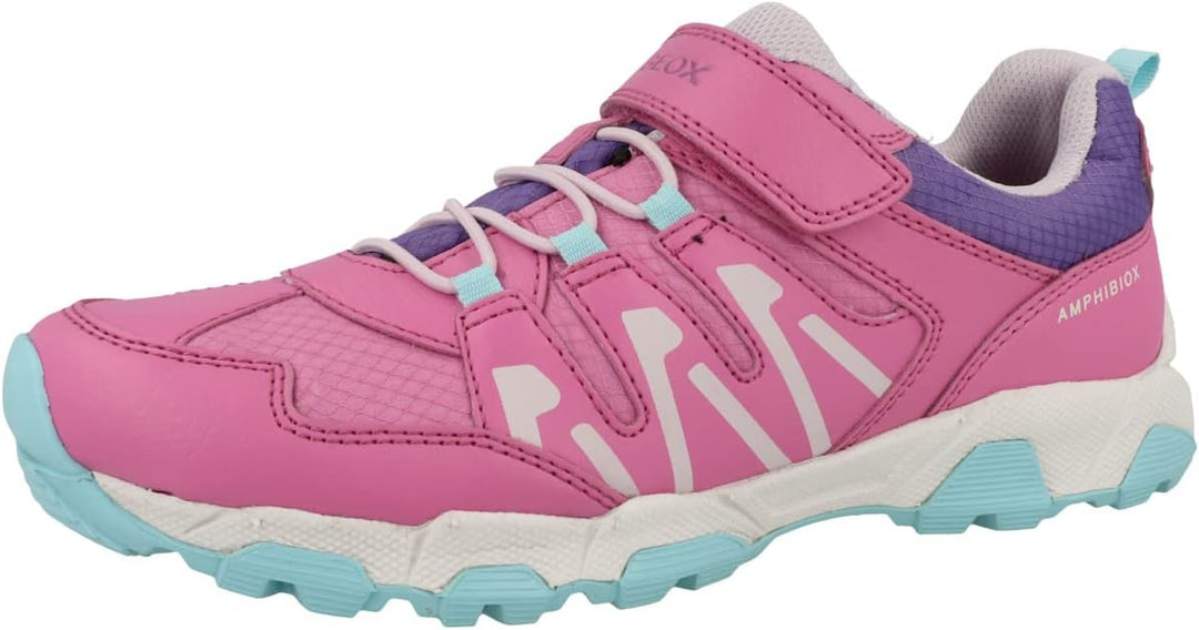 Geox Mädchen J Magnetar G. B ABX Sneaker 30 EU Fuchsia Violet, 30 EU Fuchsia Violet