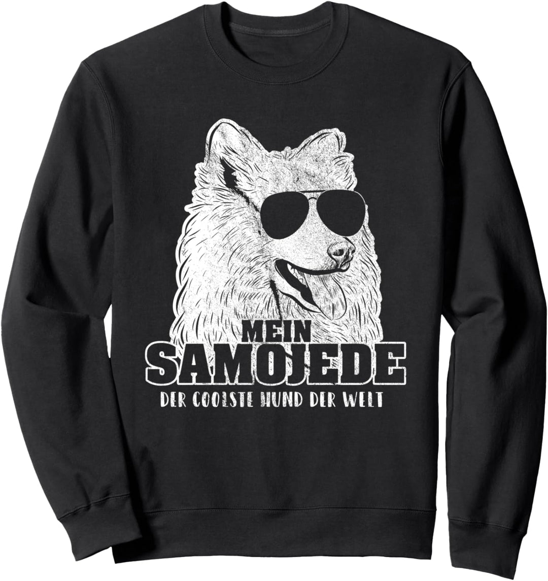 Mein Samojede der coolste Hund der Welt Samojede Geschenk Sweatshirt