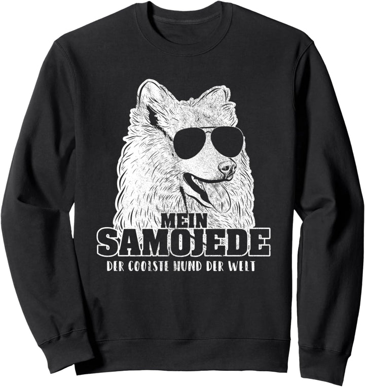 Mein Samojede der coolste Hund der Welt Samojede Geschenk Sweatshirt