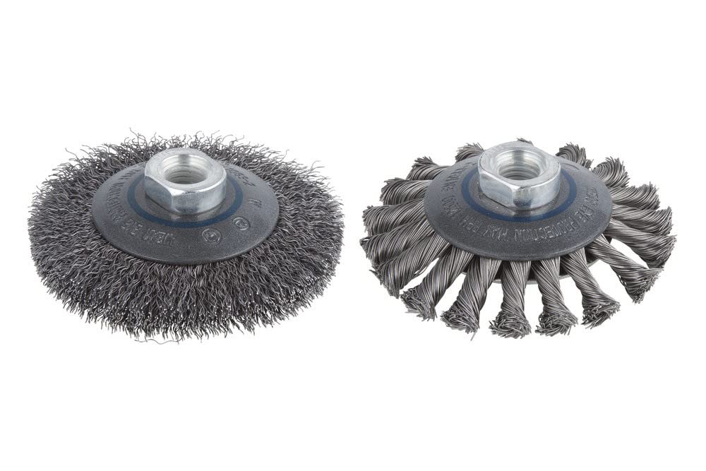 wolfcraft 2153000 1 Kegel-Drahtbürste WS gezopft ø 100 mm