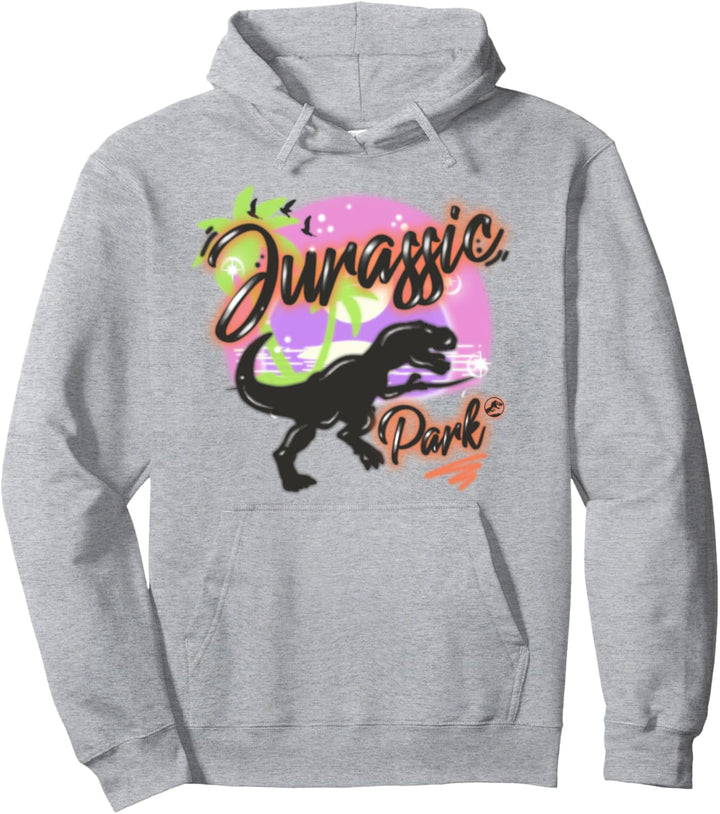 Jurassic Park Airbrush Logo Pullover Hoodie