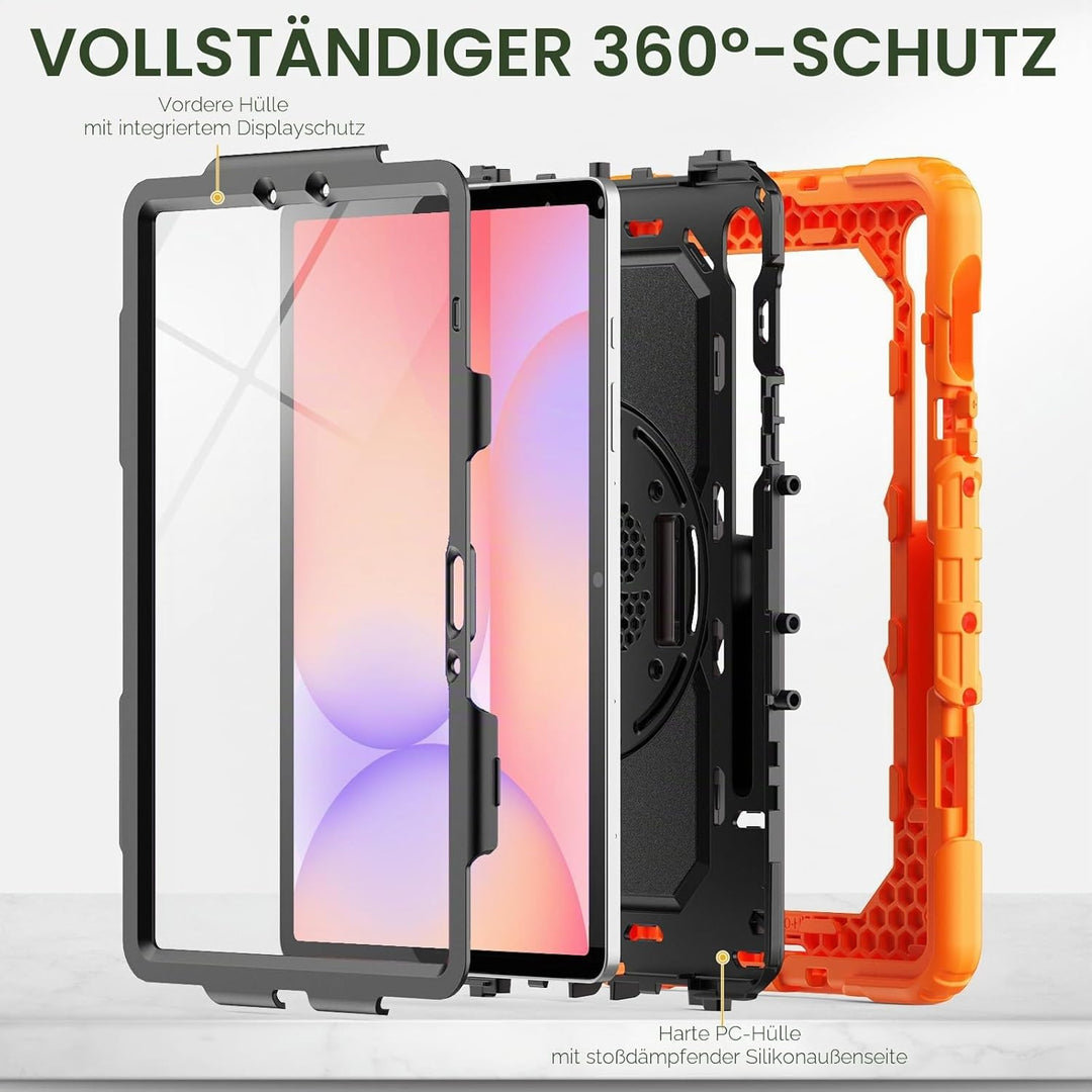 SEYMAC Hülle für Samsung Galaxy Tab S10 Lite / S10 FE / S9 FE 10,9 Zoll / S9 11 Zoll, Stossfeste Hül