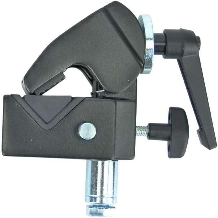 2 x Eurolite TH-2SC QUICK-LOCK Scheinwerfer Haken Super Clamp schwarz incl. Zapfen für 13-55 mm Rohr
