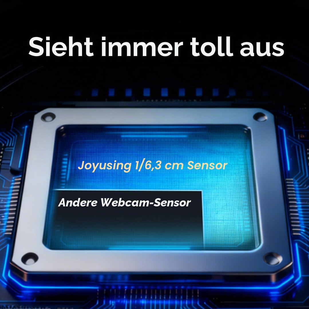 JOYUSING Flip600R 4K Streaming Webcam, Ultra 4K HD, Autofokus, PDAF, Geräuschunterdrückungsmikrofone