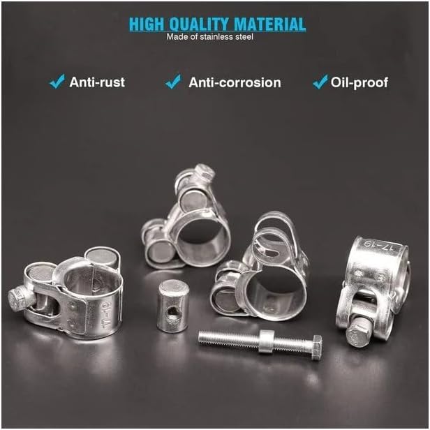 Gelenkbolzenschelle Schlauchschelle Bandschelle Spannbackenschellen GBS 29-31mm W4 10 Stück, 10 Stüc
