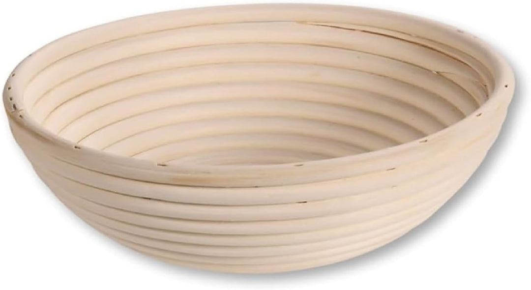 KESPER | Gärkörbchen mit Teigschaber, Material: Rattan, Textilfutter (abnehmbar), Masse: 25 cm Ø - 8
