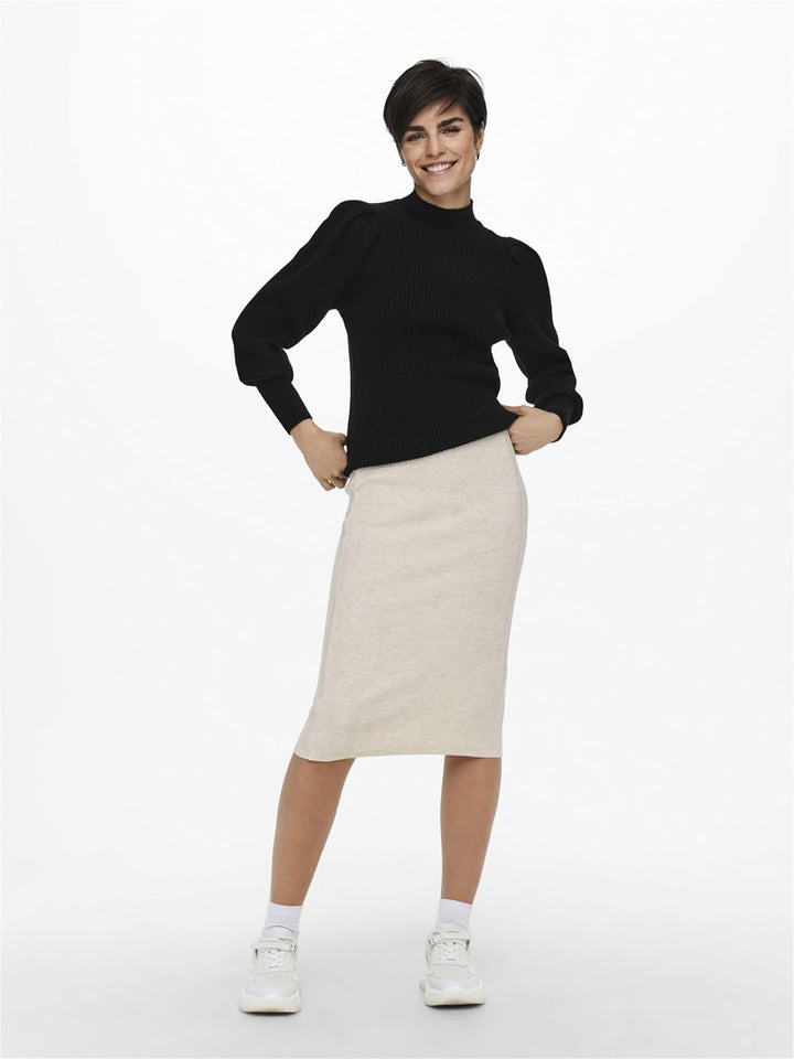 ONLY Female Strickpullover ONLKATIA Strickpullover | Knitted Pullover L Schwarz, L Schwarz