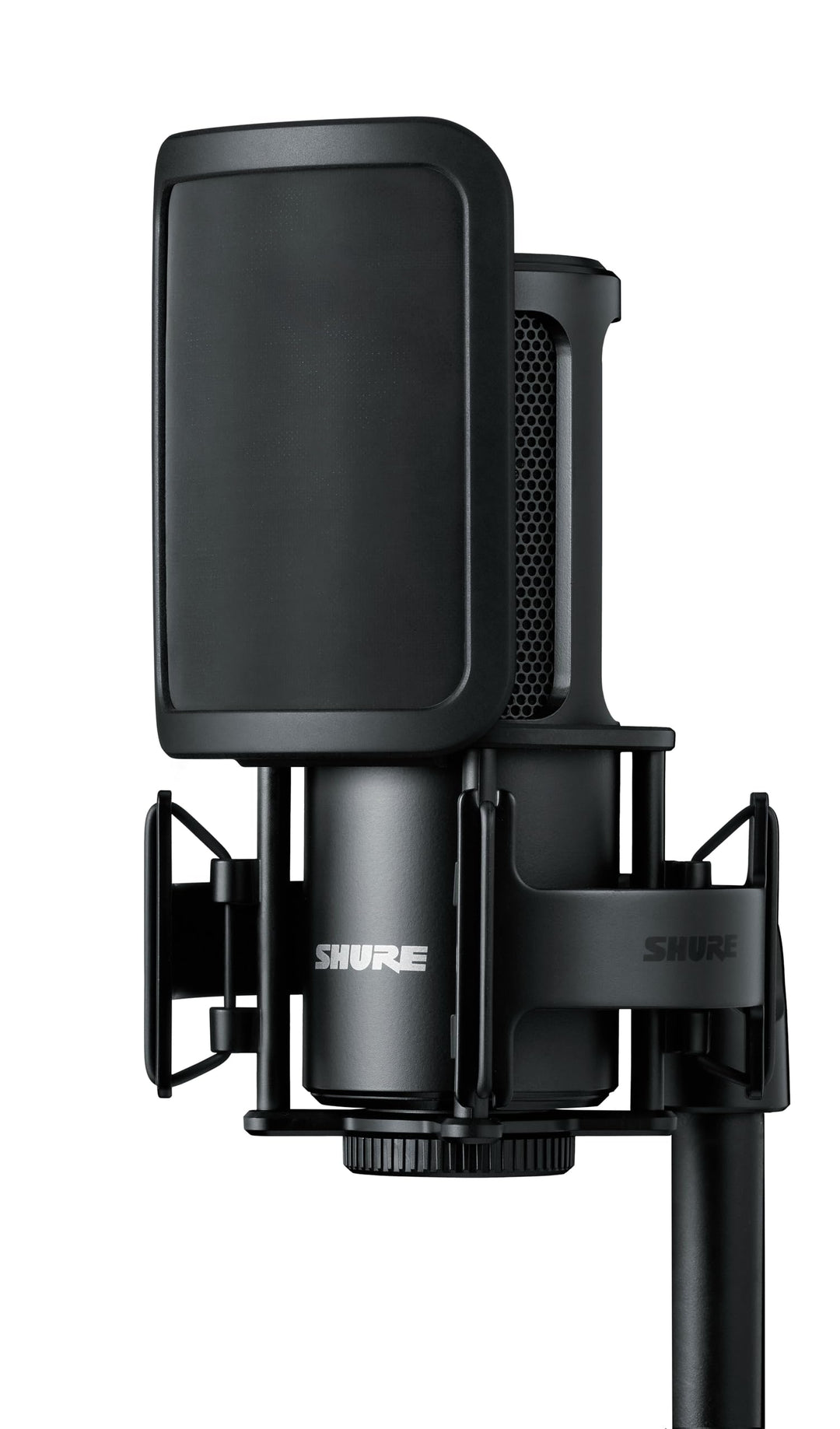 Shure SM4 Studio Recording Mikrofon, XLR Heimstudio Kondensator Mikrofon Optimiert für sanfte Vocals