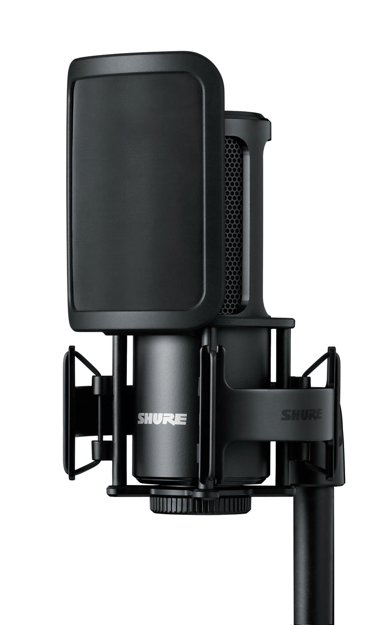 Shure SM4 Studio Recording Mikrofon, XLR Heimstudio Kondensator Mikrofon Optimiert für sanfte Vocals