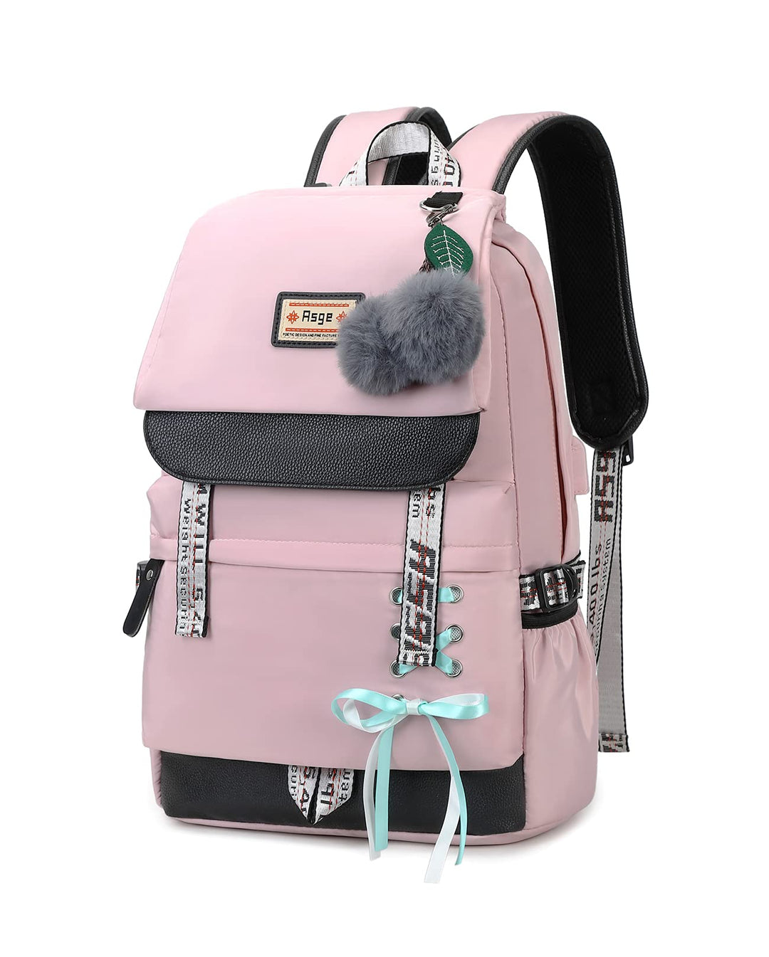 Asge Schulrucksack Mädchen Schulranzen Jungen Schultasche mit Ergonomischem Design Rucksack Campus B