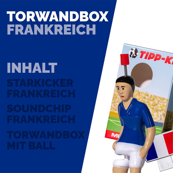TIPP-KICK Frankreich-Box I Original Set Frankreich-Star-Kicker & Frankreich-Soundchip in der Torwand