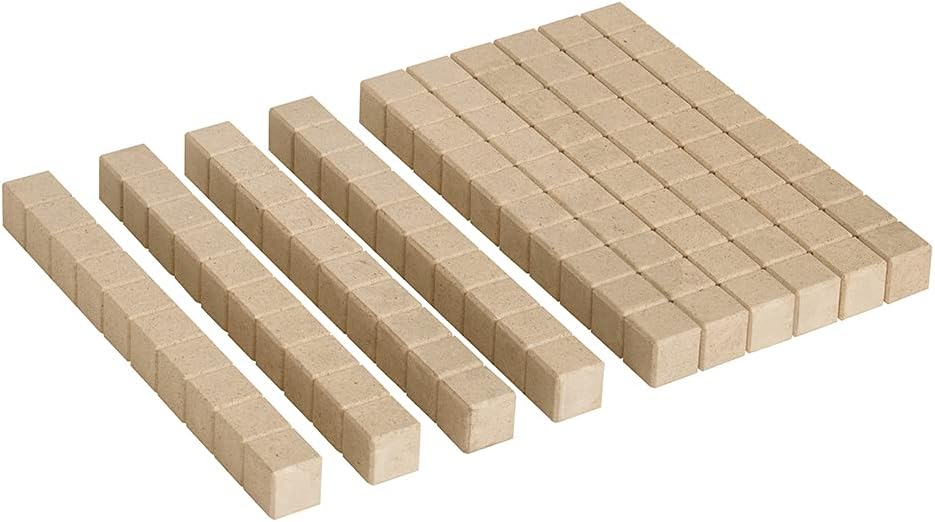 Linex Basisset Zählen und Rechnen, Dezimalsystem (bis 1.000), Holz, 121 Teile