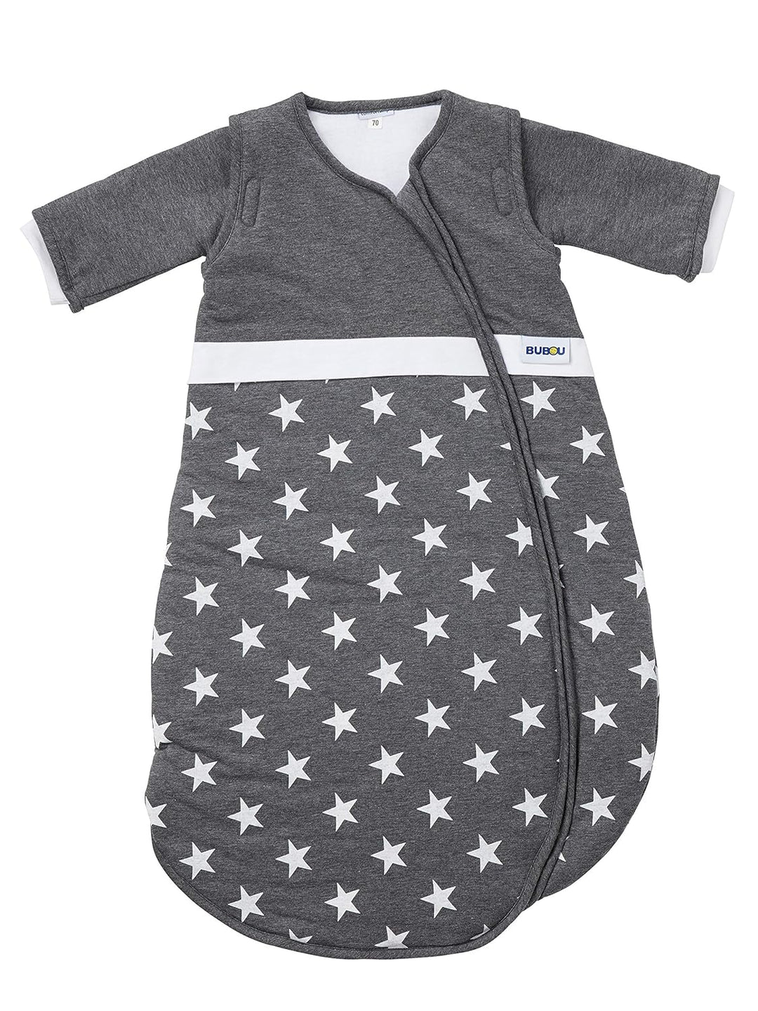 Gesslein Baby Schlafsack Bubou, Ganzjahres-Schlafsack mit Temperaturregulierung (langer Reissverschl