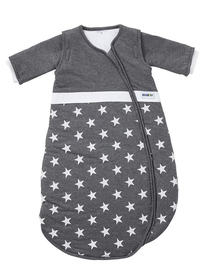 Gesslein Baby Schlafsack Bubou, Ganzjahres-Schlafsack mit Temperaturregulierung (langer Reissverschl