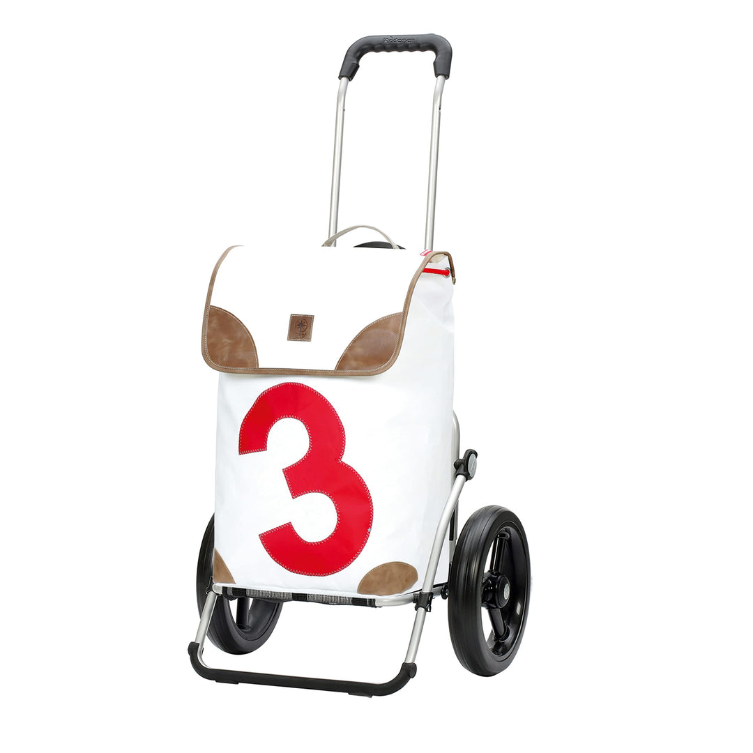 Andersen Shopper Royal Alu klappbar mit Kugellagerrad Ø 29 cm und 40 Liter Tasche 360 Lee 3