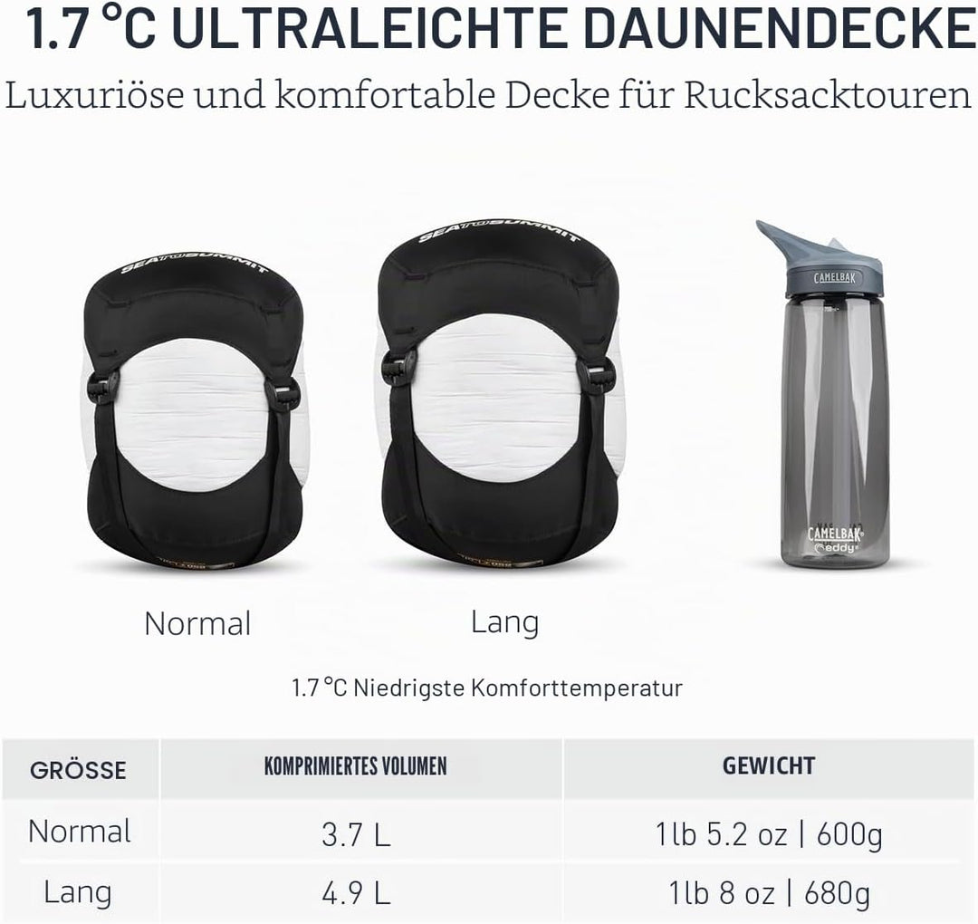 Sea to Summit Ember EbII - Daunendecke/Schlafsystem regular, regular