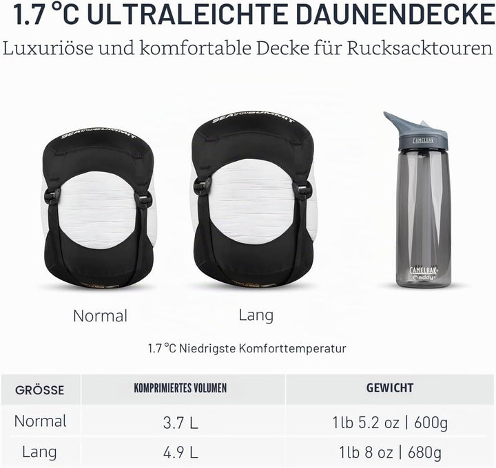 Sea to Summit Ember EbII - Daunendecke/Schlafsystem regular, regular
