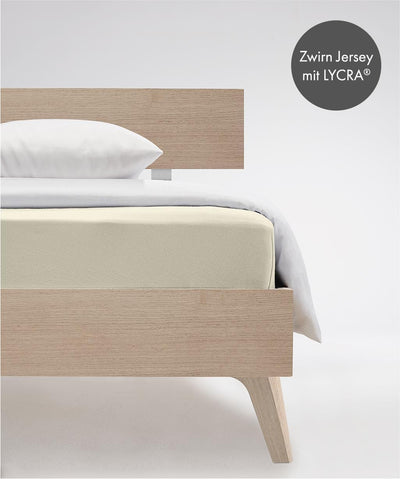 fleuresse Comfort Spannbettlaken (96 % Baumwolle, 4 % Elasthan), mit Rumdumgummizug, Ökotex Standard