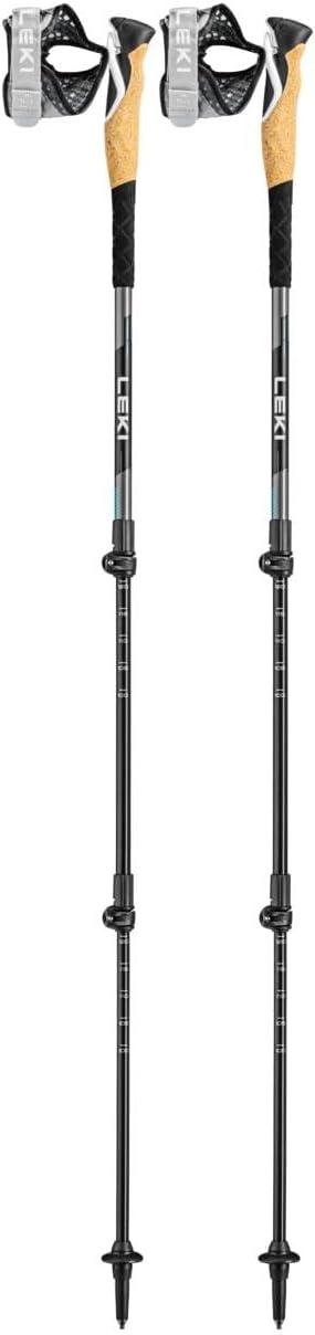 Leki Cross Trail Lite TA Stöcke Schwarz 100-135 cm, Schwarz 100-135 cm