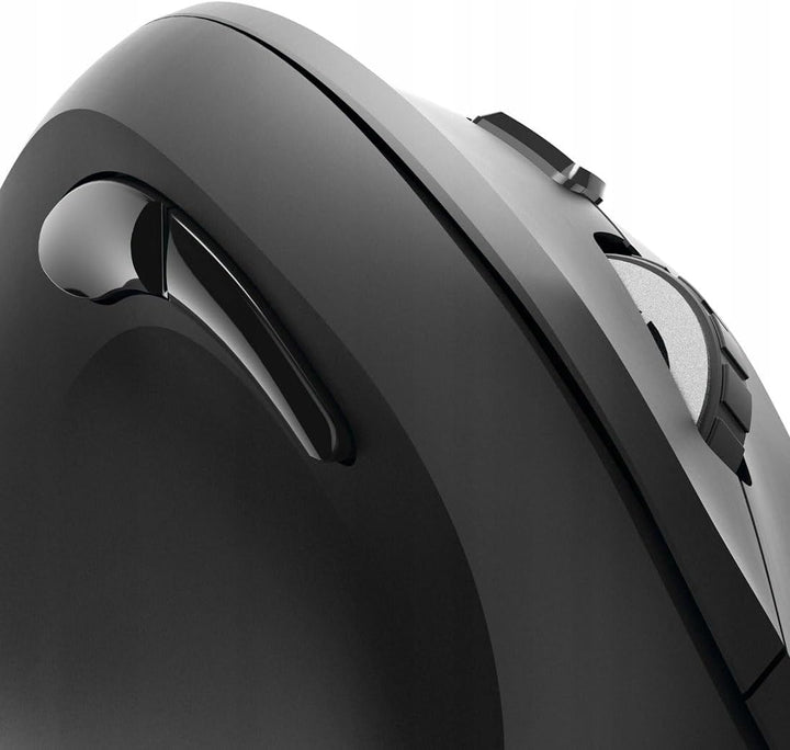 Hama kabellose Maus für Linkshänder ergonomisch EMW-500L (Wireless Funkmaus vertikal, links, 6-Taste