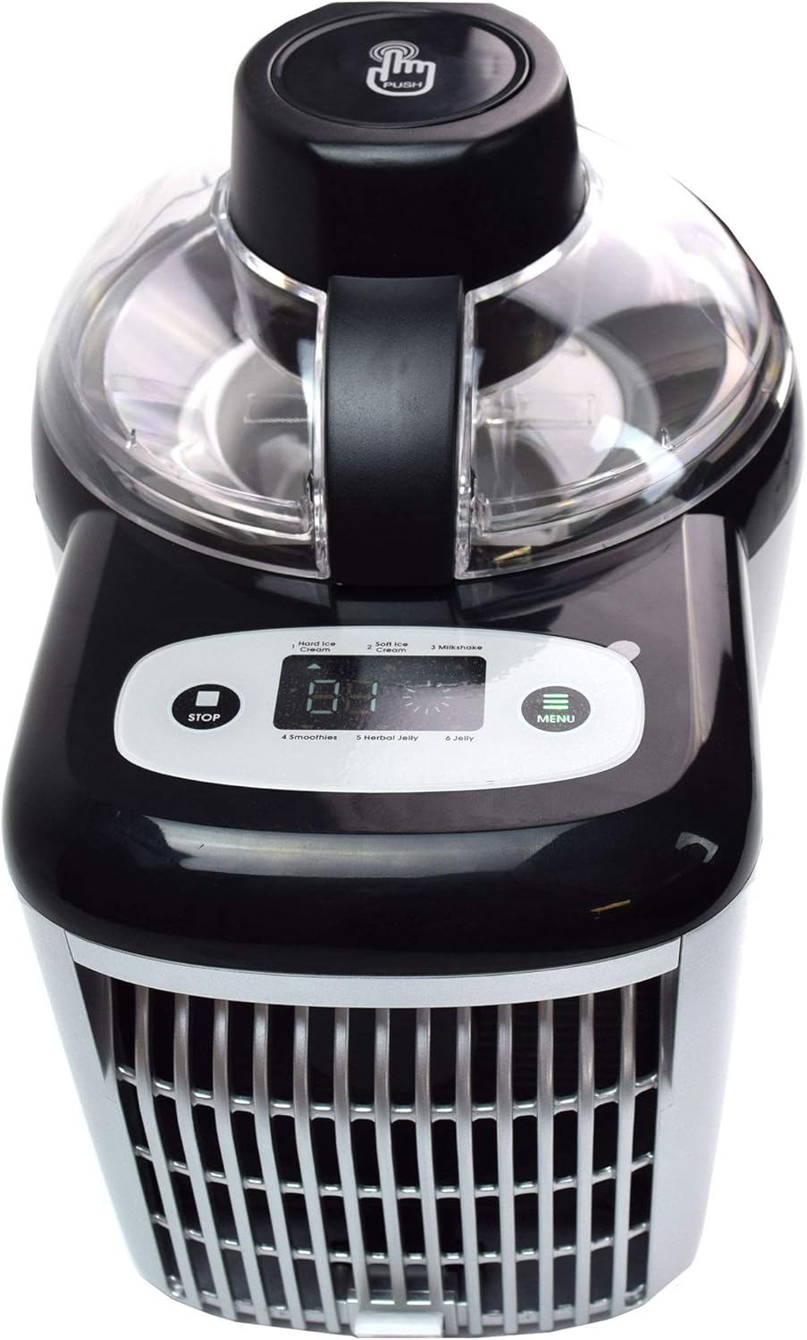 Selbstkühlende, Extrem leichte und Stromsparende Eismaschine GG-90W Frozen Yogurt Milchshake Maschin