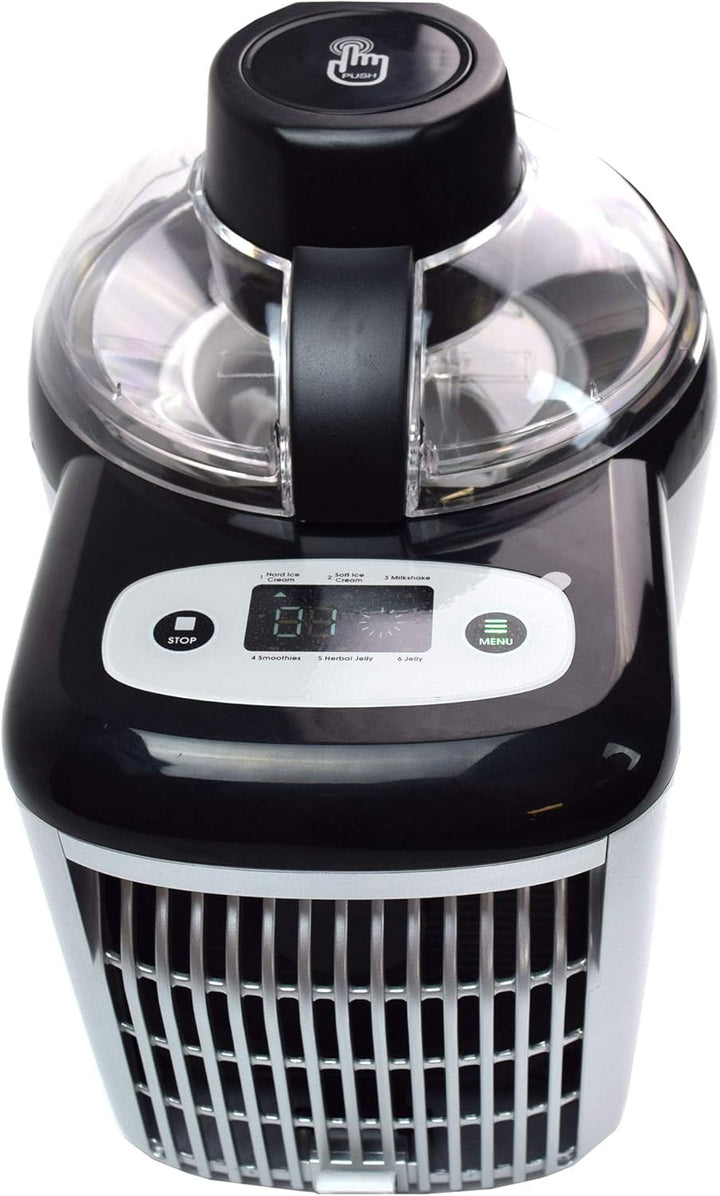 Selbstkühlende, Extrem leichte und Stromsparende Eismaschine GG-90W Frozen Yogurt Milchshake Maschin