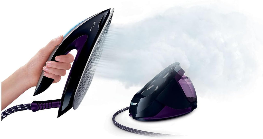 Philips Gc9650 / 80 Perfect Elite stille dampfbügel (optimaltemp kein Stoff brennt Technologie, 7,5