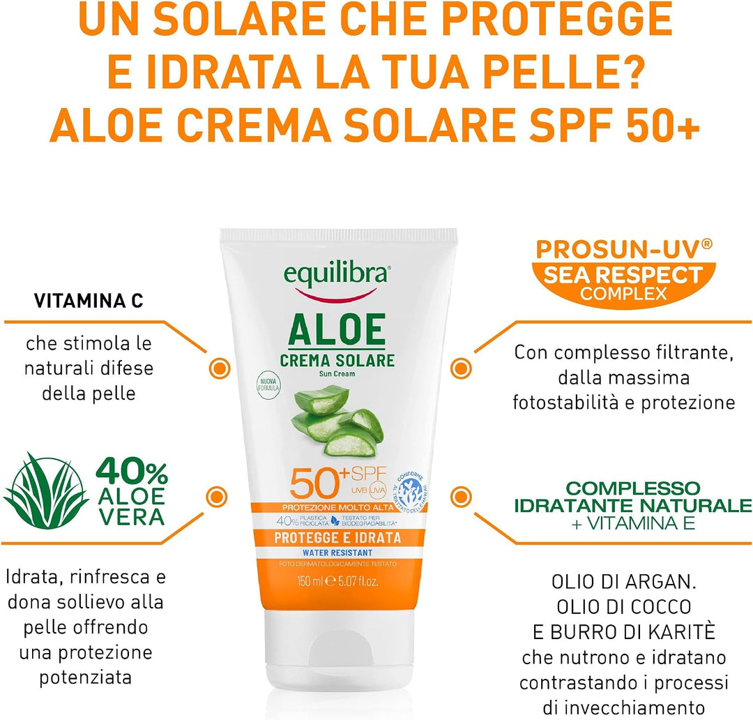 EQUILIBRA SUN ALOE PRO UV F50 CR 150ML