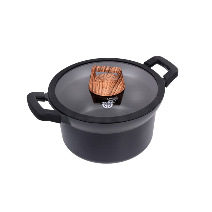 GRÄWE Kochtopf Aluguss 24 cm, Serie Alu-Line Kochtopf Ø 24 cm, Kochtopf Ø 24 cm