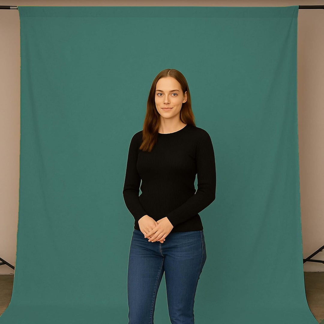 Walimex Stoffhintergrund 2,85 x 6m juwelgrün, juwelgrün