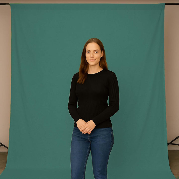 Walimex Stoffhintergrund 2,85 x 6m juwelgrün, juwelgrün
