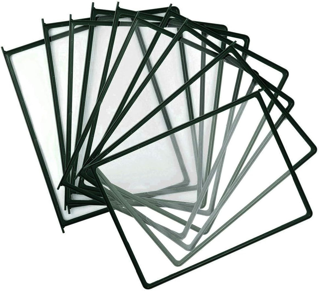 Leviatan Sichttafel Panel A4, PP 10er Packung, Grün Panel Grün, Panel Grün