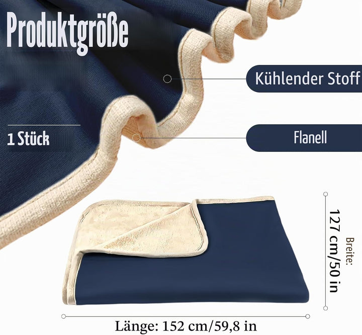 ACTOYS Kühldecke, Kühldecke Bett, für Menschen, Sommerdecke, Eisdecke zum Schlafen, Kühlende Bettdec