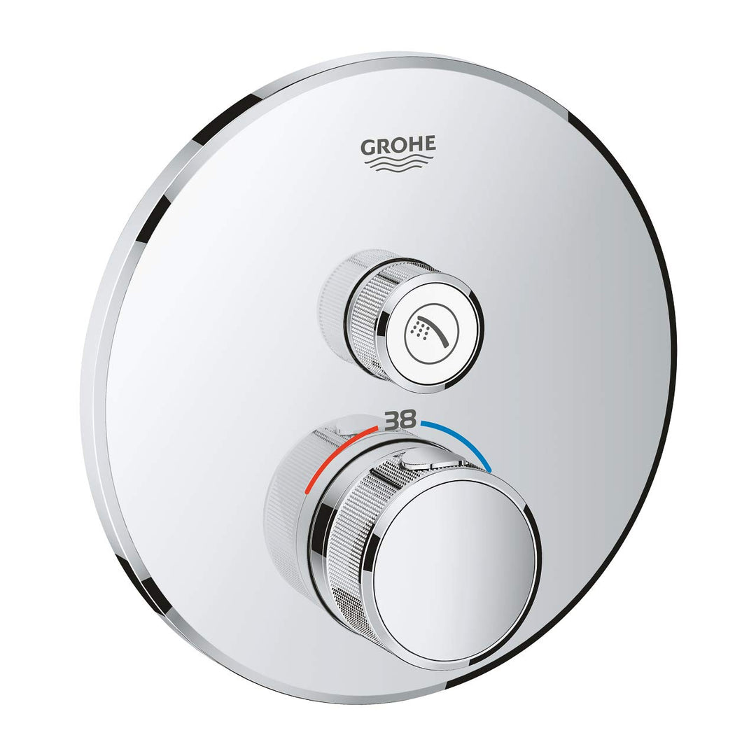GROHE Grohtherm SmartControl | Brause- & Duschsystem - Thermostat mit einem Absperrventil | chrom |
