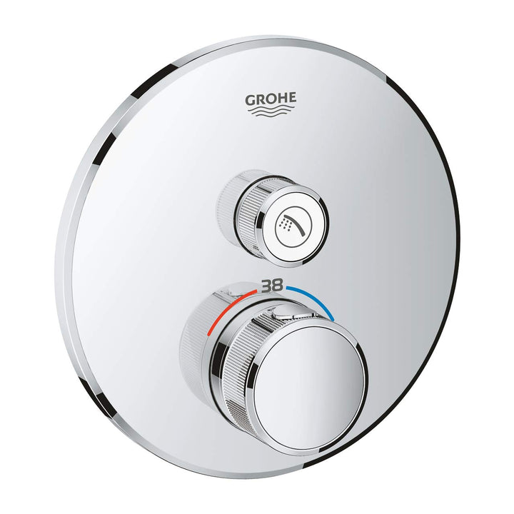 GROHE Grohtherm SmartControl | Brause- & Duschsystem - Thermostat mit einem Absperrventil | chrom |