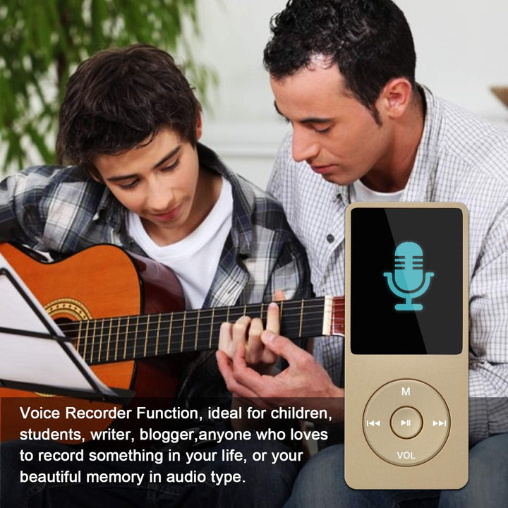 COVVY 8GB Tragbare MP3 Musik Player, Support bis zu 64GB SD Speicherkarte, Lossless Sound HiFi MP3 P