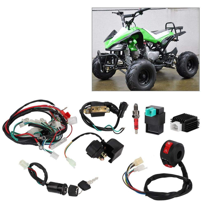 KIMISS Kabelbaum CDI ， Kabelbaum Magnetspulengleichrichter CDI-Kit Passend für 50ccm 70ccm 110ccm 12