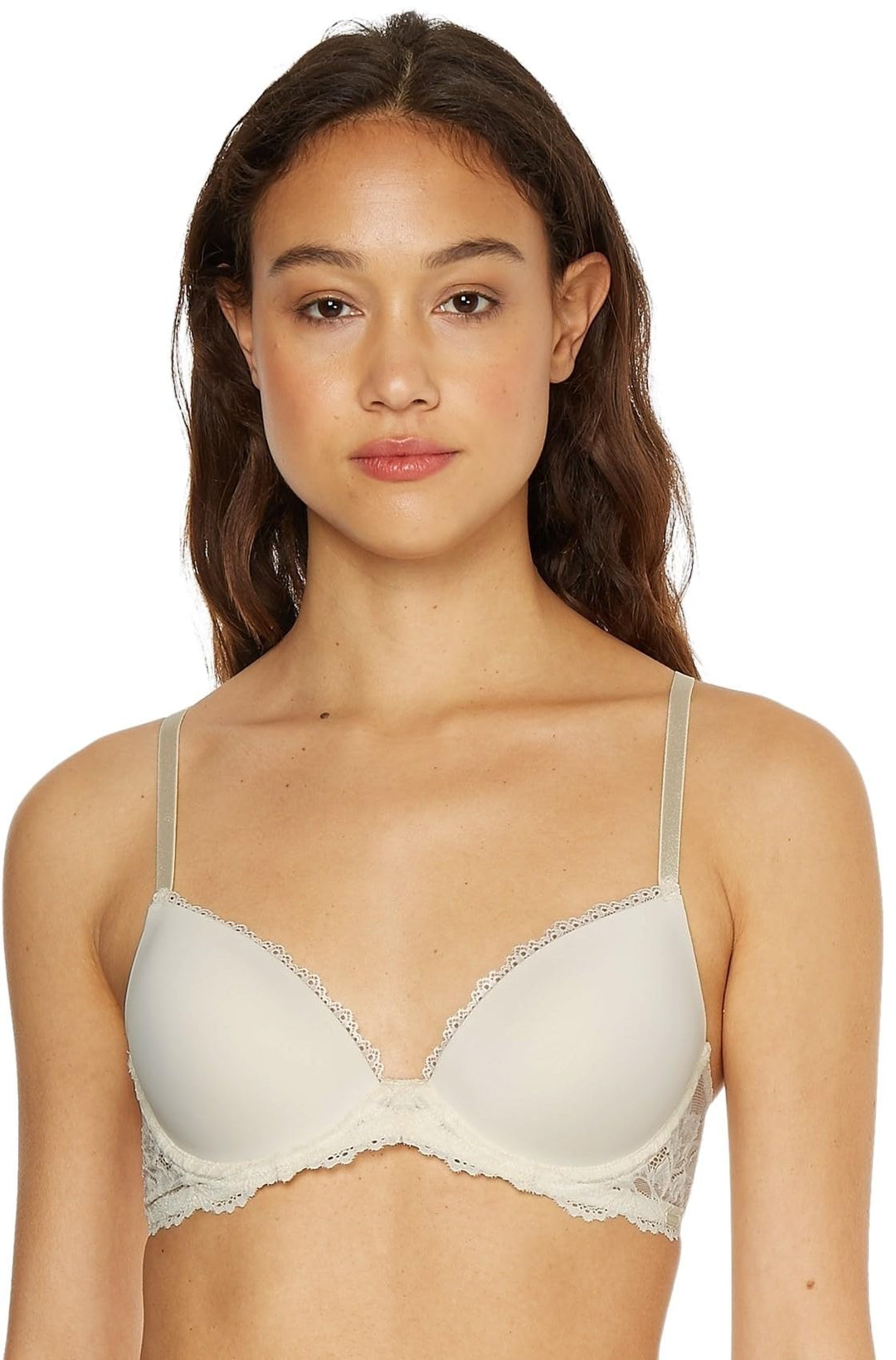 Calvin Klein Damen Push-Up BH Lift Demi mit Bügel 0C34 Weiss (Ivory), 0C34 Weiß (Ivory)