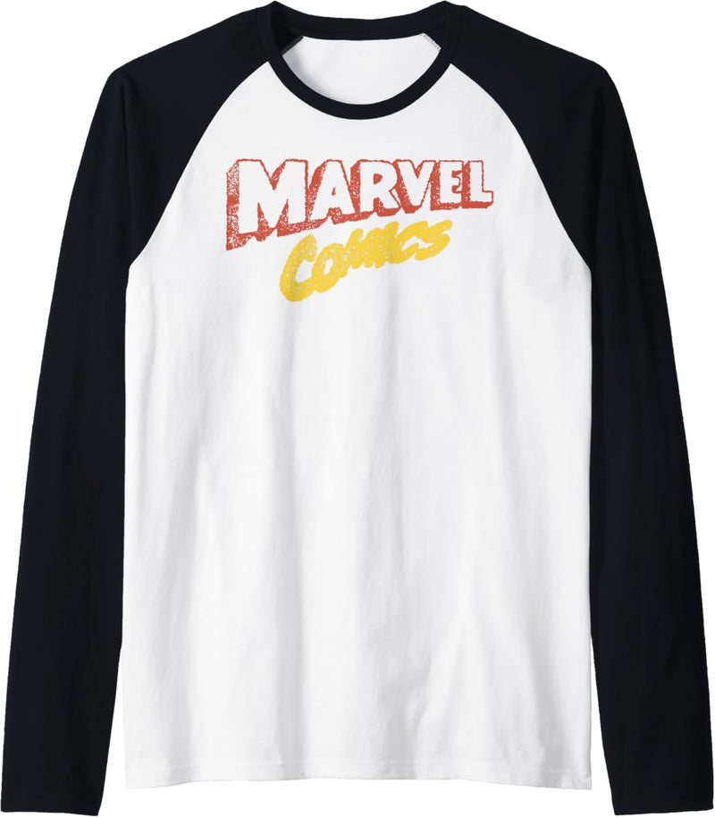 Marvel Comics Retro Logo Raglan